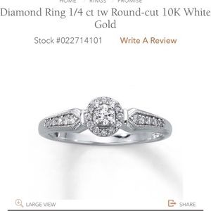 Round diamond ring